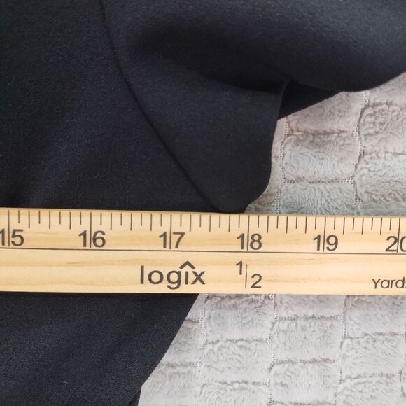 NWOT! Calvin Klein Black Solid Faux-Leather Tie-Waist Sheath Dress-Sz 8 - Picture 12 of 14